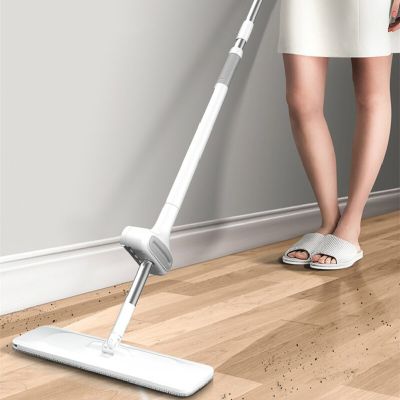 Cleaning Tools Squeeze Flat Mop with Bucket for Washing Floor Self Wiper Wring Automatic Home Help Lazy Household Items Kitchen