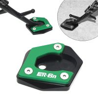 แผ่นรองแผ่นรองขาตั้งด้านข้างสำหรับรถจักรยานยนต์สำหรับ KAWASAKI ER6N ER-6F ER-6N 6N ER6F 6F 2006-2014 2010