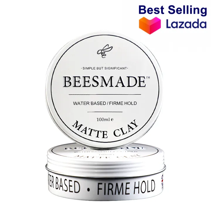 Bundle Deal] BEESMADE | Hair Matte Clay + Premium Quiff Comb | Lazada  Singapore