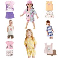 Baby clothes Children S Short-Sleeved Leggings Suit Baby short set Summer New Girl S Suit-HOTSALE-qqz malwee