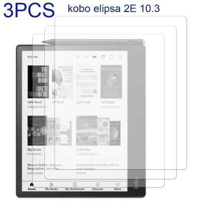 3ชิ้นปกป้องหน้าจอสำหรับ Kobo Elipsa 2E 10.2 Ereader เครื่องอ่าน Ebook ฟิล์มป้องกัน BHM396ป้องกันหน้าจอ