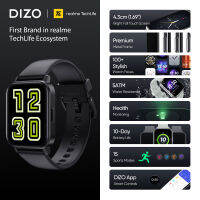 Realme DIZO นาฬิกา2กีฬาสมาร์ทนาฬิกา1.69นิ้ว Full Touch Screen 10วันแบตเตอรี่กันน้ำ Bluetooth Smartwatch Men Women