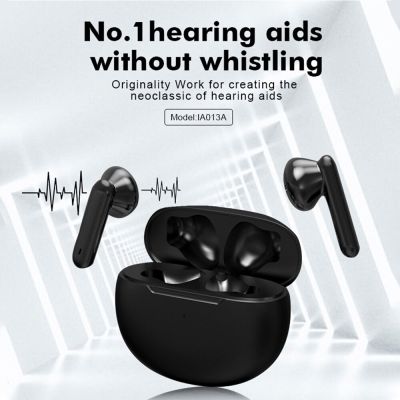 ZZOOI Hearing Aid Rechargeable Digital Sound Amplifier Hearing Aids Wireless Low Noise Invisible Earphone For Deafness Magnetic Charge