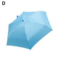 Creative Ultra-Light 50 Fold Flat Light Pocket Bag Umbrella Umbrella Umbrella Folding Sun Umbrella Mini Ultra light Umbrella