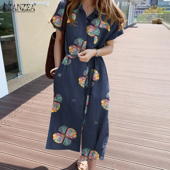 midi cotton summer dress