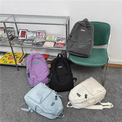 Versatile Backpack Junior High School Student Backpack Large Capacity Travel Bag Male College Student Backpack Canvas Backpack