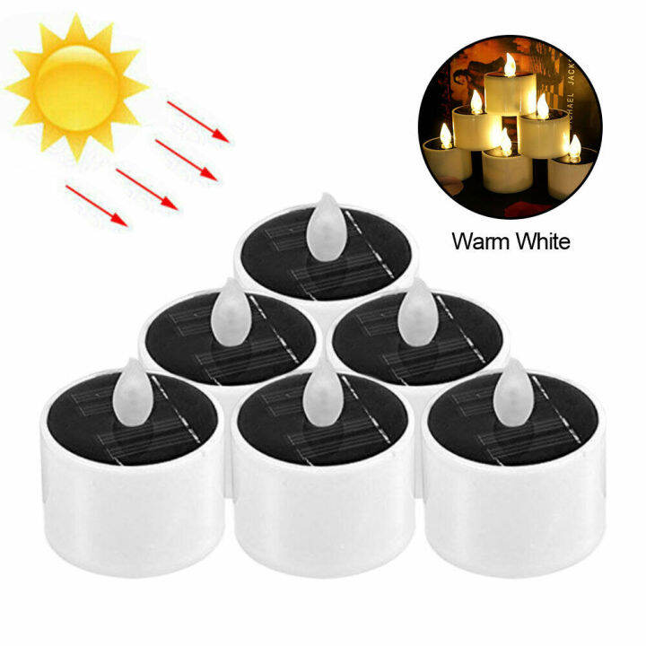 Outdoor Plastic Solar Energy Candle Light,Solar Power LED Candles