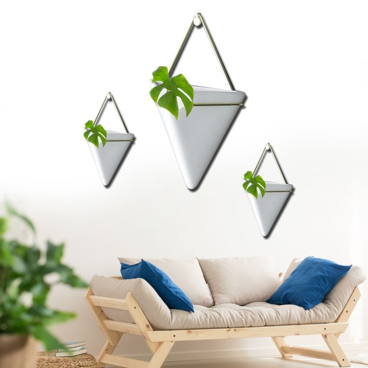 like-activities-แฟชั่น-trianglevase-wall-hangingpots-vaseshome-ตกแต่งผนัง-vasehanger-planter-wall-decor
