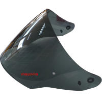 HJCหน้ากากหมวกกันน็อค/Visor HJ-17R Dark SmokeสำหรับFG-JET,IS-33 II; Pinlock Ready, Anti-Scratch