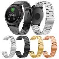 Quick Release สแตนเลสสายโลหะสายสำหรับการ์มิน Fenix 5/Forerunner 935