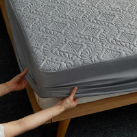 Waterproof Quilting mattress cover non-slip breathable twin matress for bed elastic queen king size bedroom dustproof protector