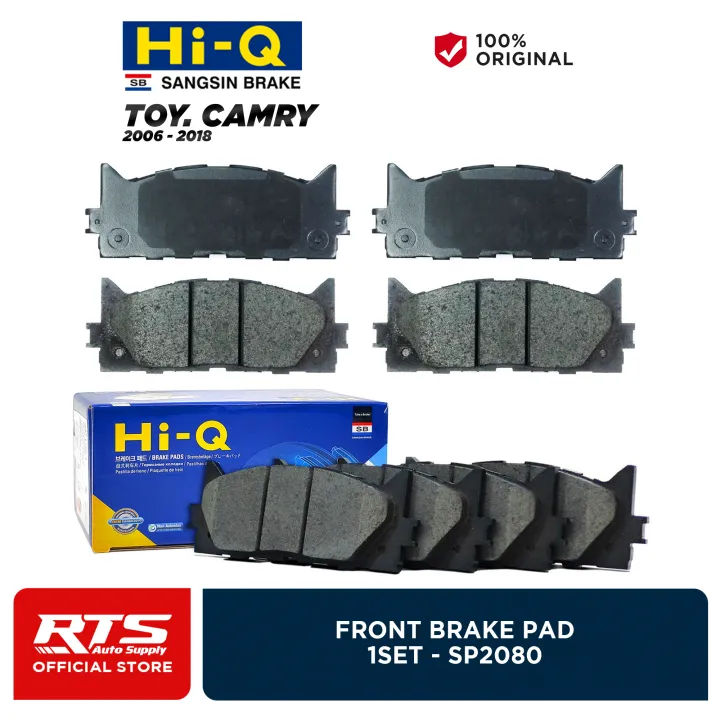HiQ Front Brake Pads Set for Toyota Camry [20062018] SP2080 Lazada PH