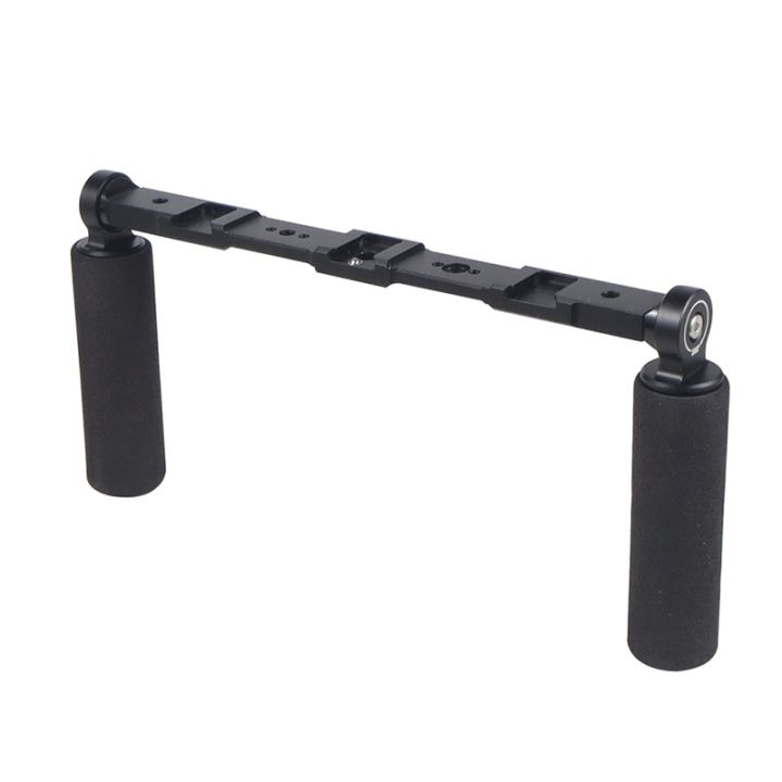 jfjg-adjustable-handle-carbon-grip-smartphone-shooting-stabilizer-rig-cold-shoe-1-4-screw-bracket-for