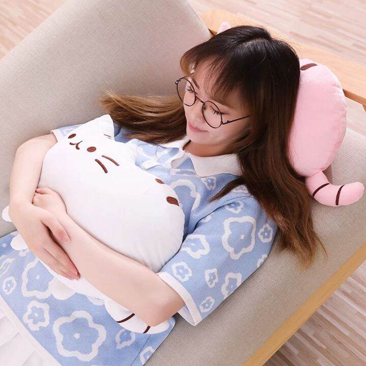 xuechuangying-children-4030cm-with-zipper-kids-toys-birthday-peluche-gift-plush-toys-plush-cat-pillow-big-cushion-stuffed-toys