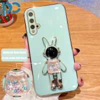 2023ใหม่เคสขาตั้งสำหรับ Huawei กระต่ายน่ารัก Nova3 Nova 3i Nova 5T Nova6 SE Nova7 SE Nova 7i แฟชันสุดหรูเคลือบฟิล์มซองนุ่มกันกระแทก6D ฝาหลังแฟลช