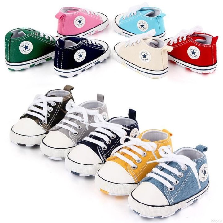 bobora-รองเท้าผ้าใบ-ลําลอง-แฟชั่น-สำหรับเด็กทารก-อายุ-0-12-เดือน