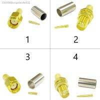 ●¤☈ DexMRtiC 1-10PCS SMA Male Plug /Female Jack RF Coax Connector Crimp For RG58 LMR195 Cable Wire Terminal Straight Adapter