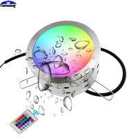 Morden RGB Decorative LED Downlight Waterproof IP65 Lamp AC220V Bathroom Ceiling Lamp 7W 9W 12W 15W 12V Outdoor Spot Light