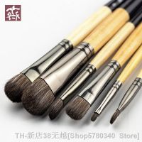 hot【DT】❡﹍❍  6Pcs Soft Squirre Hair Paint Set Aquarlle Painting Round Watercolor Brushes Supplies