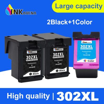 INKARENA Compatible 302XL Cartridge Replacement for HP 302 HP302 Black Ink Cartridge for Deskjet 1110 1111 1112 2130 2131 2132 Ink Cartridges