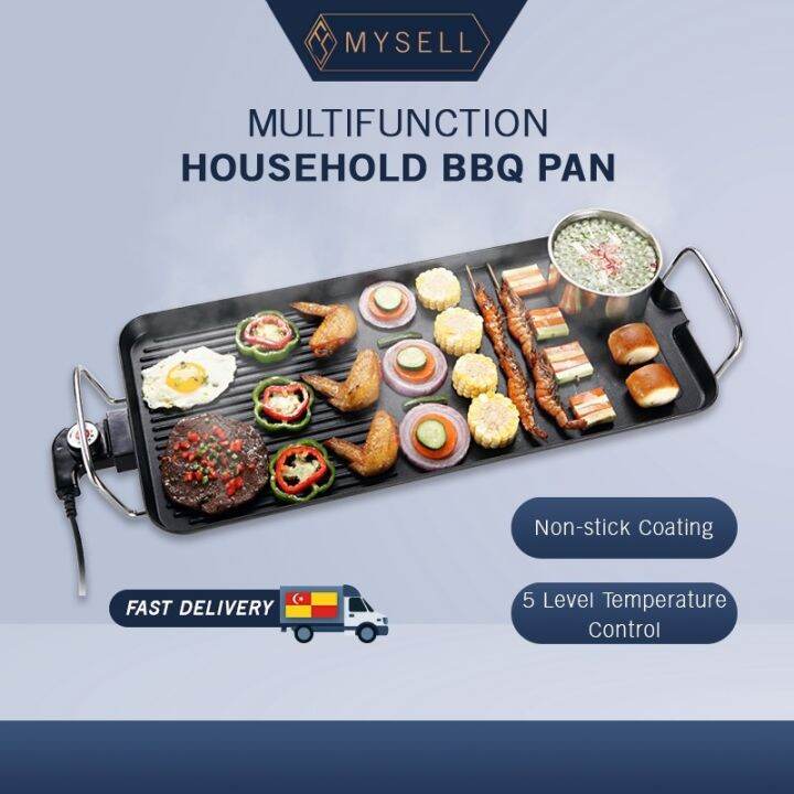 Hot Promotion 【Clearance】Korean Electric BBQ Grill Pan Barbeque Pan