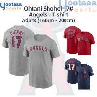 MLB Angel Team T-Shirt All-Star No. 17 OHTANI Baseball Half-Sleeved Quick-Drying Two-Sword Flow Daguxiang Flat Jersey Casual Sports Top Adult Ready Stock