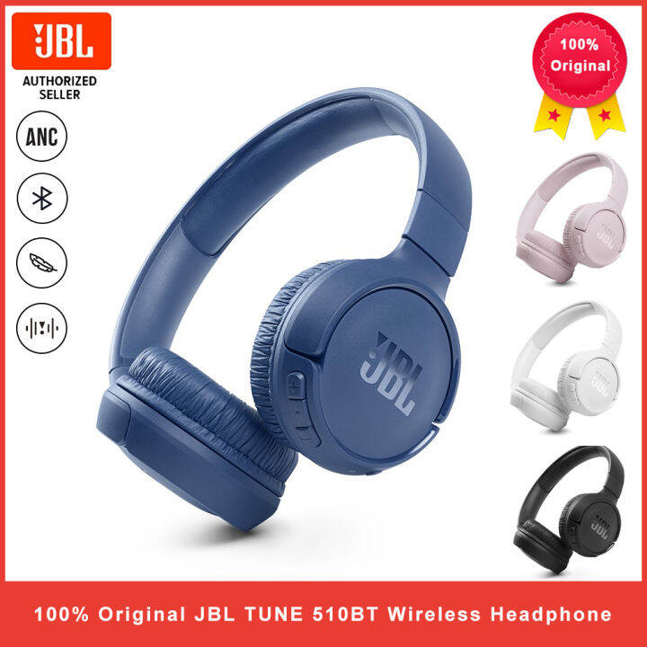 100 asli JBL TUNE 510BT nirkabel headphone Bluetooth musik Headset