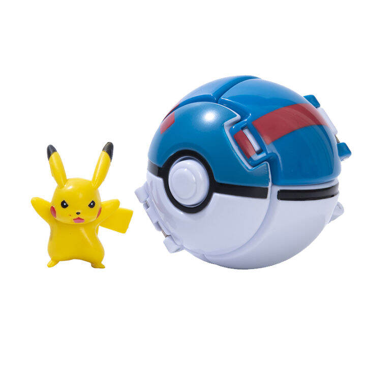 ใหม่-tomy-pokemon-ball-pokeball-อะนิเมะรูป-pikachu-squirtle-pocket-monster-variant-pok-mon-elf-ball-ของเล่น-action-รุ่นของขวัญซื้อจำนวนมาก