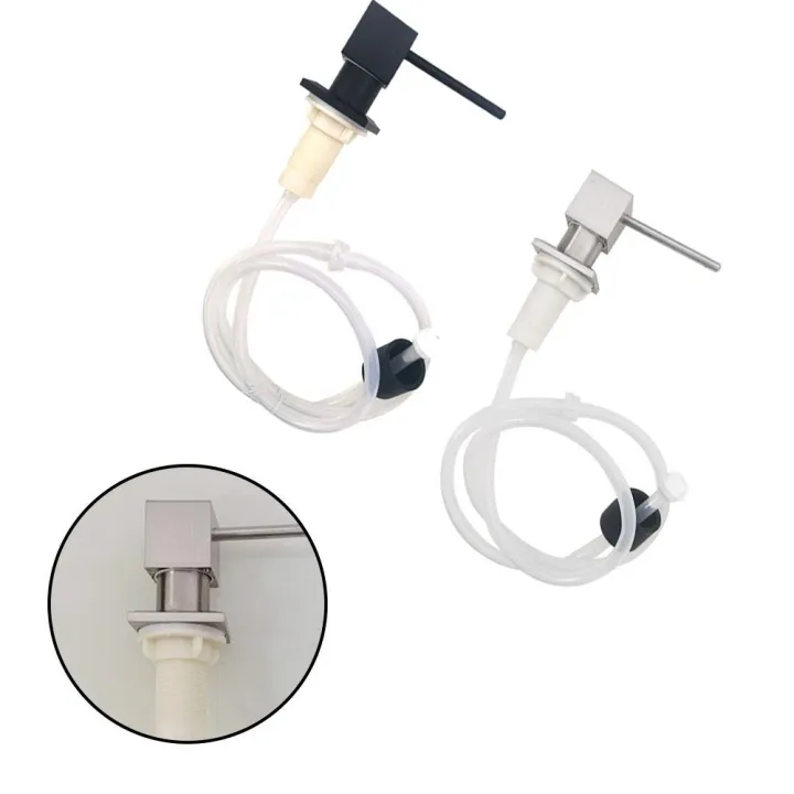 Soap Dispenser For Kitchen Sink Extension Tube Kit Replacement Metal