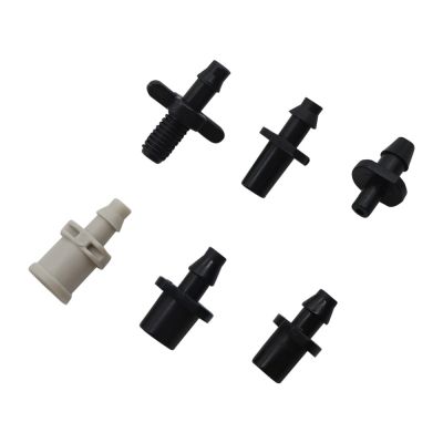 4mm Barbed Straight connector Hose Quick Connectors Irrigation Plumbing Pipe Fittings Nozzle Adapter 20 Pcs
