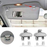 2Pcs Car Sun Visor Bracket Clip Interior Sun High reliability Visor Hook Clips Bracket for Audies A4 B6 B7 A4L Q5 A7 Q7 Q3 A5