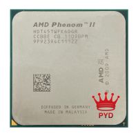 AMD Phenom II X6 1045T - HDT45TWFK6DGR 2.7GHz ซ็อกเก็ตเครื่องประมวลผลซีพียูหกแกน AM3 95W Gubeng