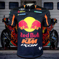 2023 New เสื้อโปโล โมโตจีพี Polo MotoGP เสื้อทีม Red Bull KTM โปโล-มอเตอร์ไซค์ #MG0033 รุ่น Brad-B &amp; Miguel-O (โปโล) Size：s-6xl Summer Popular