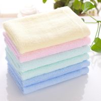 ▼❁▨ Childrens bamboo fiber plain color absorbent square towel small