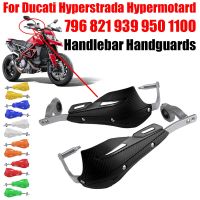 สำหรับ Ducati Hyperstrada ไฮเปอร์โมตาร์ด796 821 939 950 1100อุปกรณ์เสริมสำหรับรถจักรยานยนต์แฮนด์อุปกรณ์ปกป้องป้องกันโล่มือ