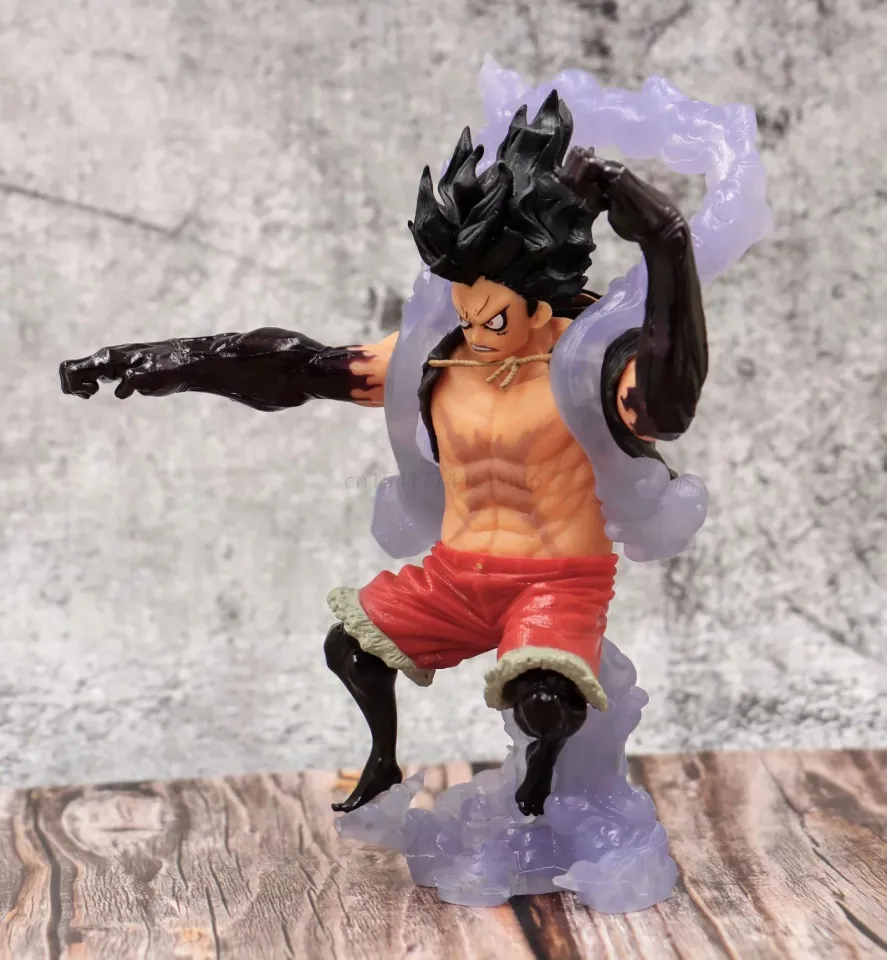 One Piece Luffy Gear 4 Snake Man Anime Figure Bound Man PVC Action Figures  Statue Model, gears 4 luffy 