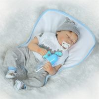 55cm Reborn Baby Doll Boy Simulation Dolls and the Clothes Playmate Kids Toys Christmas Birthday Gifts Photography Props