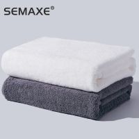 SEMAXE Bath Towel Pure Cotton Luxury High Quality Bath Towel Set 70X140cm Two Piece Set Soft Super Absorbent Yellow White Blue G