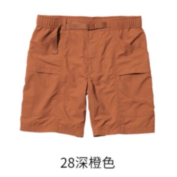 uniqlo-mizuno-fitting-room-summer-mens-nylon-casual-shorts-trousers-loose-tooling-american-style-casual-elastic-all-match-444603-gnb