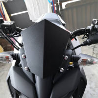 มอเตอร์ไซค์สำหรับ Yamaha MT-125 MT125 2020 2021 2022 2023กระจกนิรภัยกระจกหน้าจอ Shield พร้อมสกรู