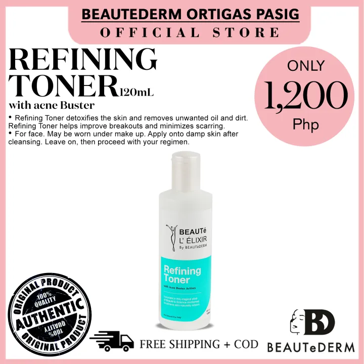 Beautederm Elixir Refining Toner 120ml for sensitive skin, tweens