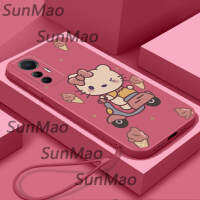 เคสโทรศัพท์ Xiaomi 12 lite ปกแมวการ์ตูน