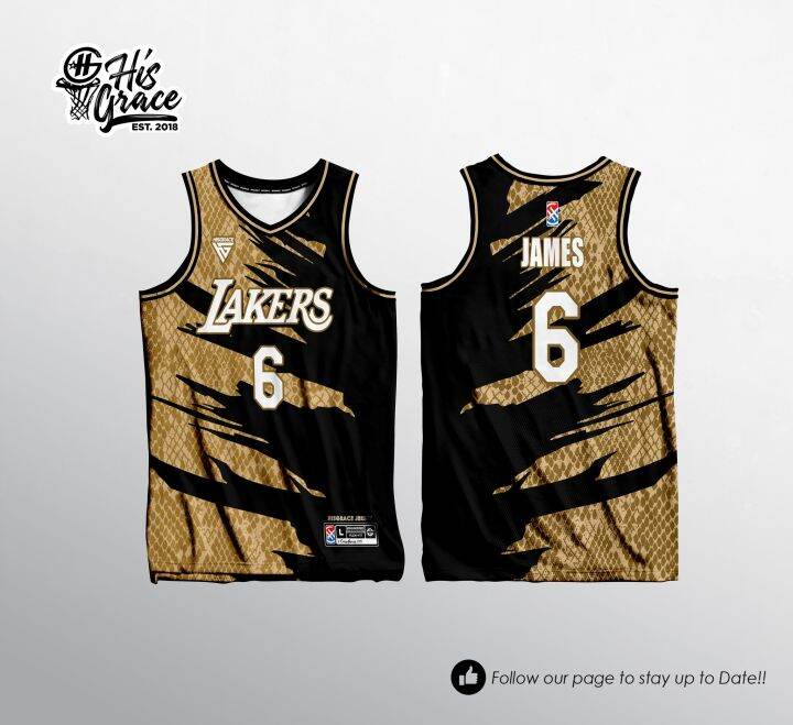 31 HG CONCEPT LAKERS BROWN FULL SUBLIMATION JERSEY | Lazada PH