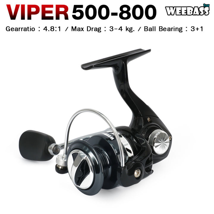 อุปกรณ์ตกปลา-weebass-รอก-รุ่น-viper-รอกสปินนิ่ง-รอกตกปลา