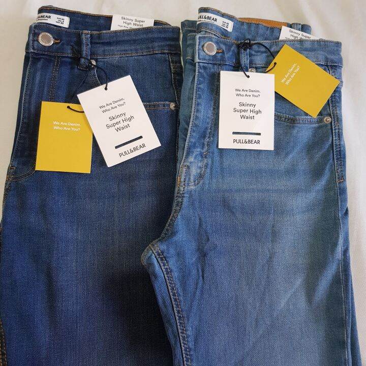 Pull and Bear Highwaist Skinny Jeans Lazada PH