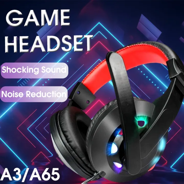A3/A65 Gaming Headset Headphone for Computer Headset Noise Canceling