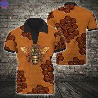 Bee Design Honey 2023 3D polo shirt custom