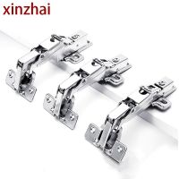 Special 165 Degree Hinges Stainless Steel Hydraulic Folding Door Hinge Large Angle With Damping Fixed Cabinet Door Hinge Door Hardware Locks