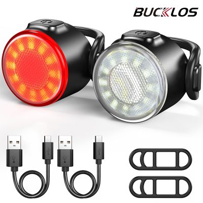 ◇ BUCKLOS Light Bicycle Bicycle Lighting Cycling Led Light for Bicycle Bike Lanterns Front and Rear Tail Lamp Bicycle Headlight