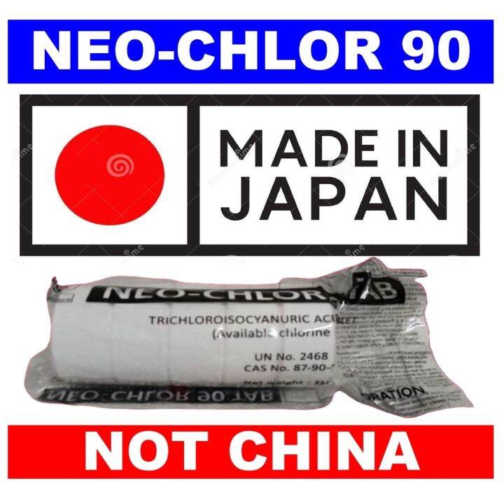 TABLET TCCA 90 JAPAN NEOCHLOR CHLORINE TABLET 1KG PACK (100 JAPAN NOT